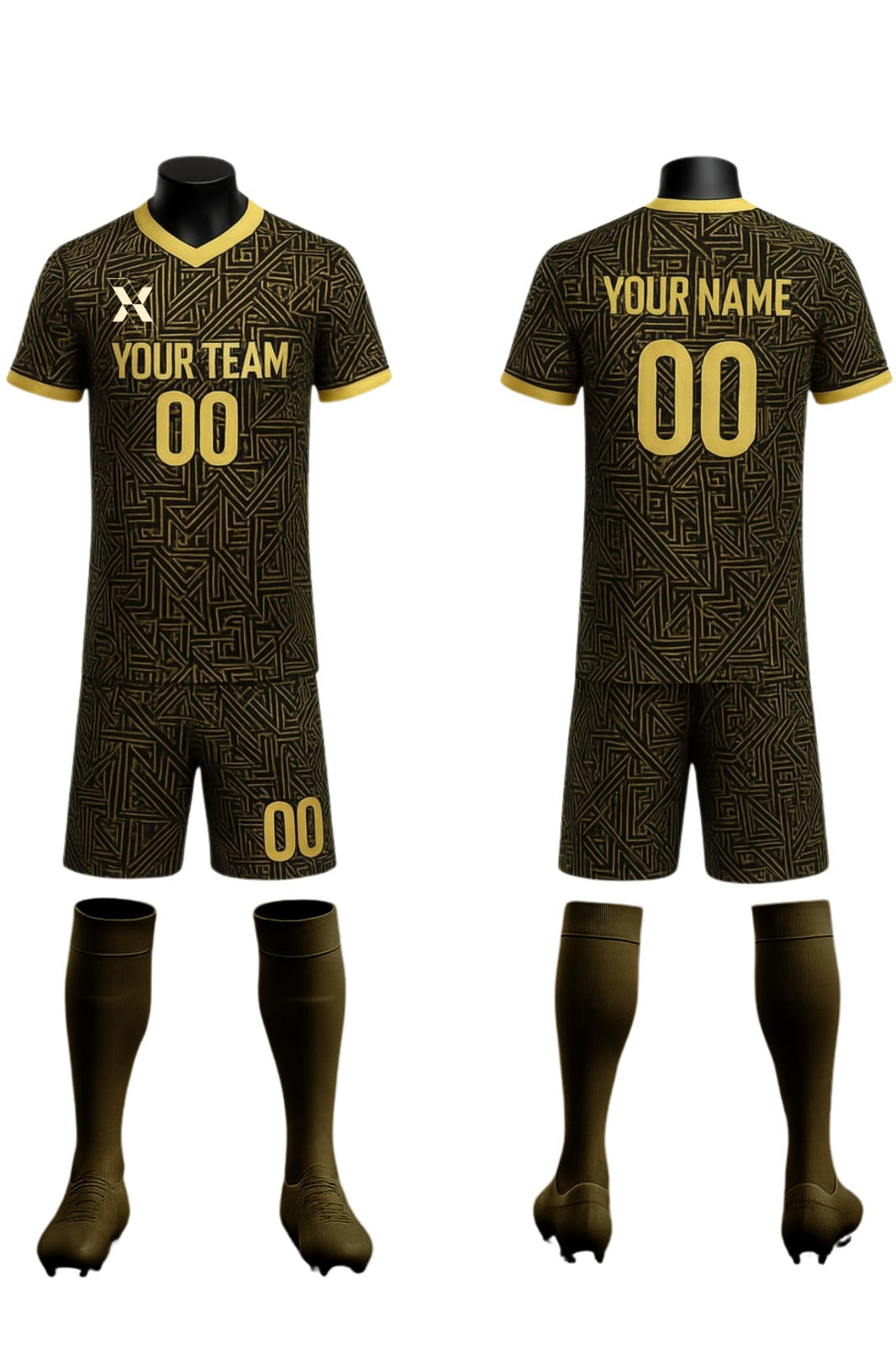 Obsidian Mirage Custom Soccer Jersey / Kit